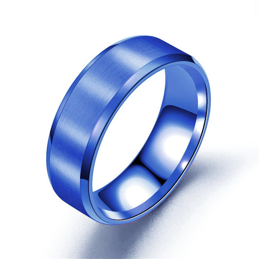 Titanium Ring (Blue)