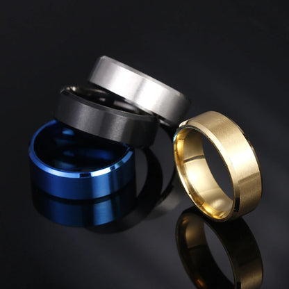 Titanium Ring (Blue)