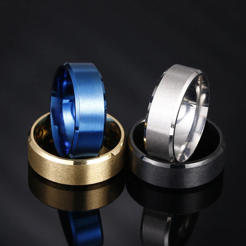 Titanium Ring (Blue)